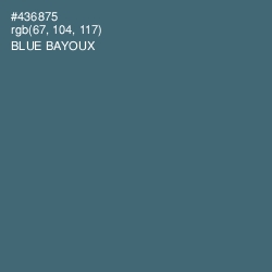 #436875 - Blue Bayoux Color Image